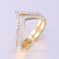 Latest Designs Couple Ring Gold Plating Wedding Rings